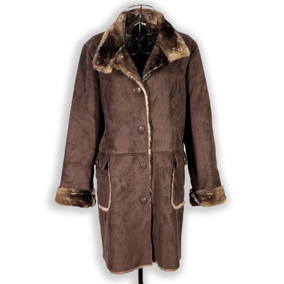 Orvis Shearling Winter Coat - Picture 1 of 9